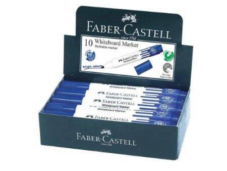 Faber-Castell Refillable Whiteboard Markers Pkt/10 Pcs - Image 1