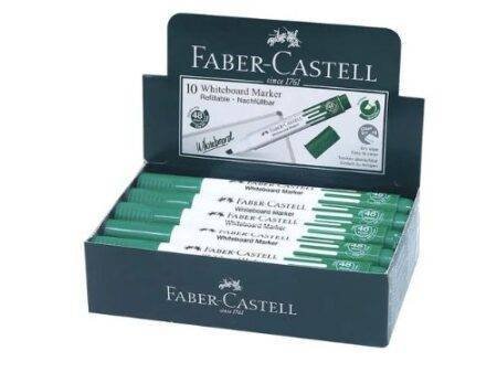 Faber-Castell Refillable Whiteboard Markers Pkt/10 Pcs - Image 3