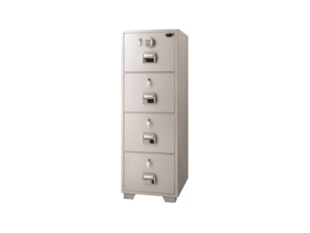 Eagle Safes FR Filing Cabinet - 4 Drawers -D/L + Multiple K/L - Image 1