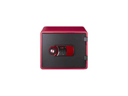 Eagle Safes Fire Resistant Safe - RED - Digital Lock + Key Lock - Image 1