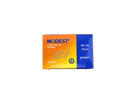 MODEST PAPER CLIPS STEEL-26MM - Image 1