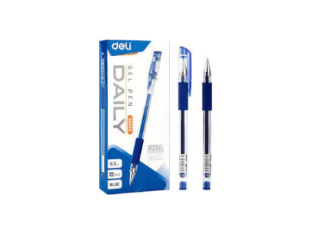 Deli Daily Gel Pen 0.5 mm Pkt/12 Pcs - Image 2