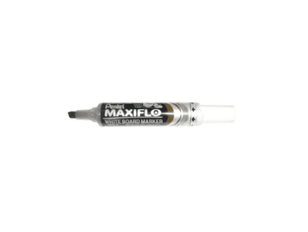 Maxiflo Pentel Whiteboard Marker with Chisel Tip Pack Of 12 Pcs - Image 1