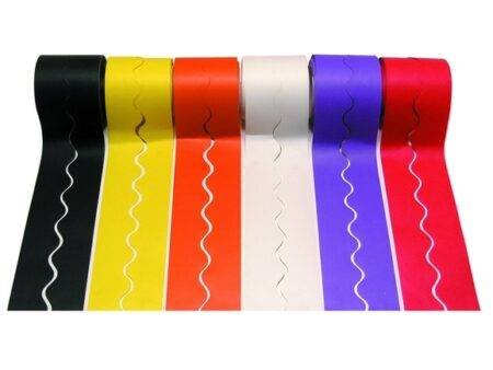 SCO CARD DECORATIVE BORDER ROLLS BUMPER ASSORTED 57MMX15M 12PCS-DR - Image 1