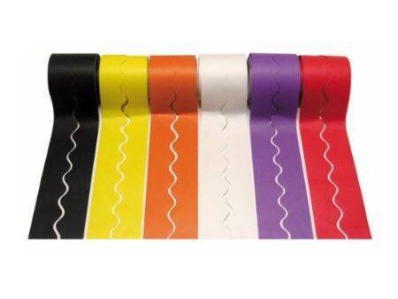 SCO CARD DECORATIVE BORDER ROLL WARM COLOURS 57MMX15M 6PCS-DR - Image 1